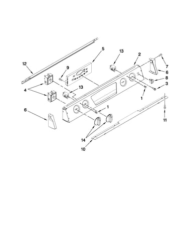 Control panel parts