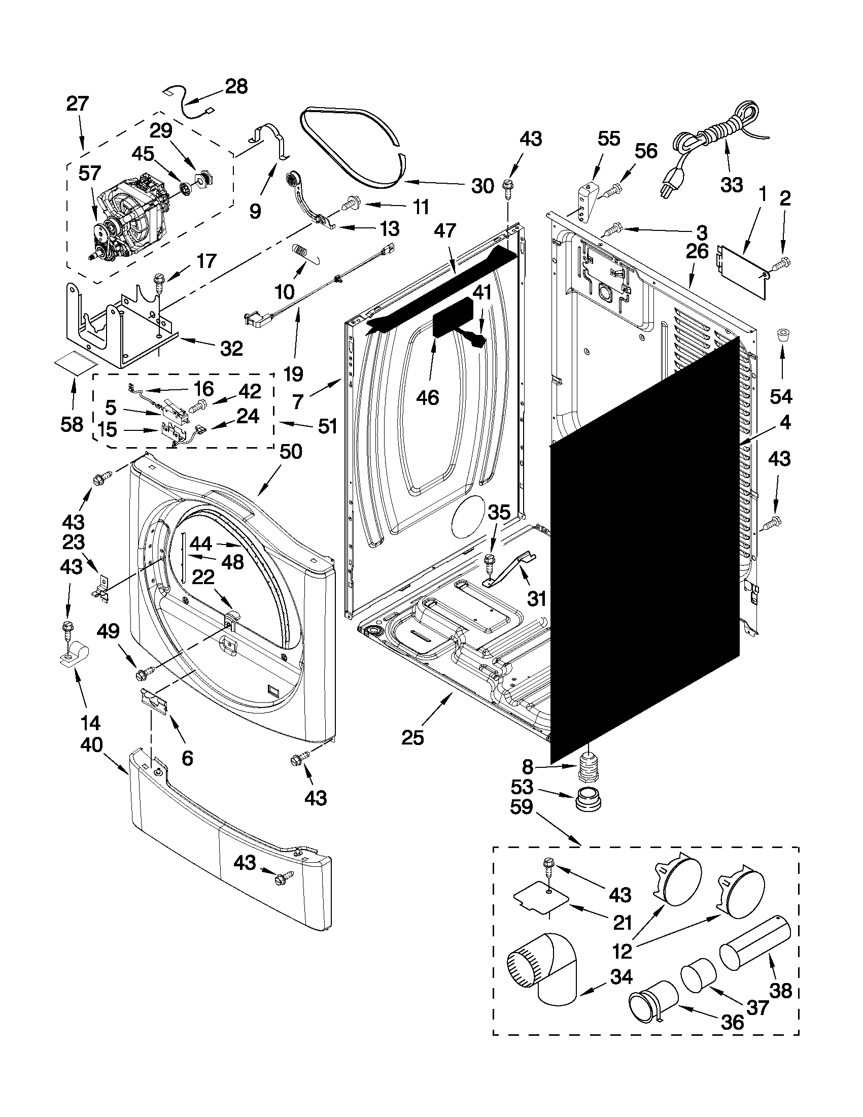 Cabinet parts
