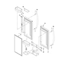 KitchenAid KBFS25EWWH7 refrigerator door parts diagram