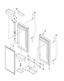 Refrigerator door parts