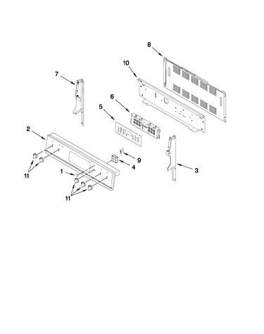 Control panel parts