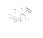 KitchenAid YKERS206XW2 control panel parts diagram