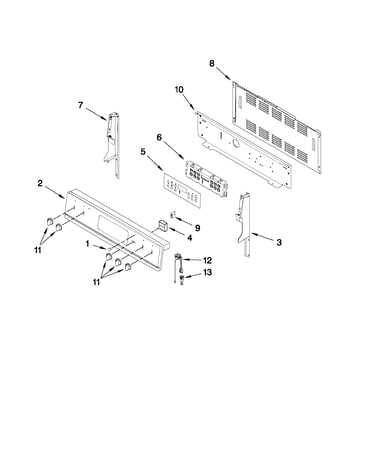 Control panel parts
