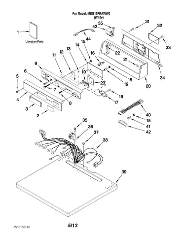 Top and console parts