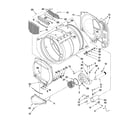 Maytag MDG17PRAWW0 bulkhead parts diagram