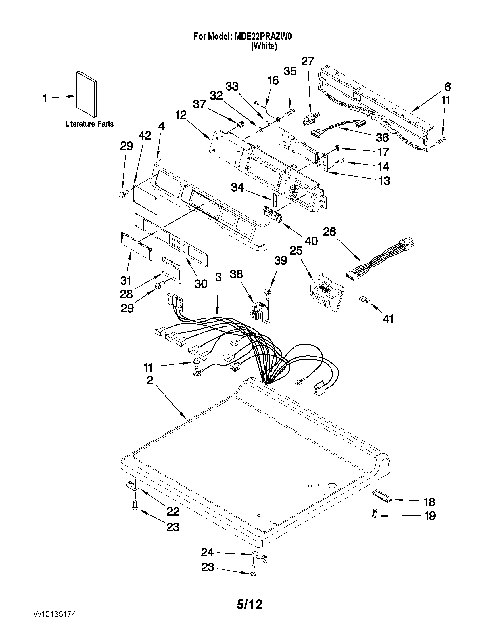 TOP AND CONSOLE PARTS