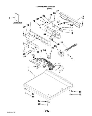 Top and console parts