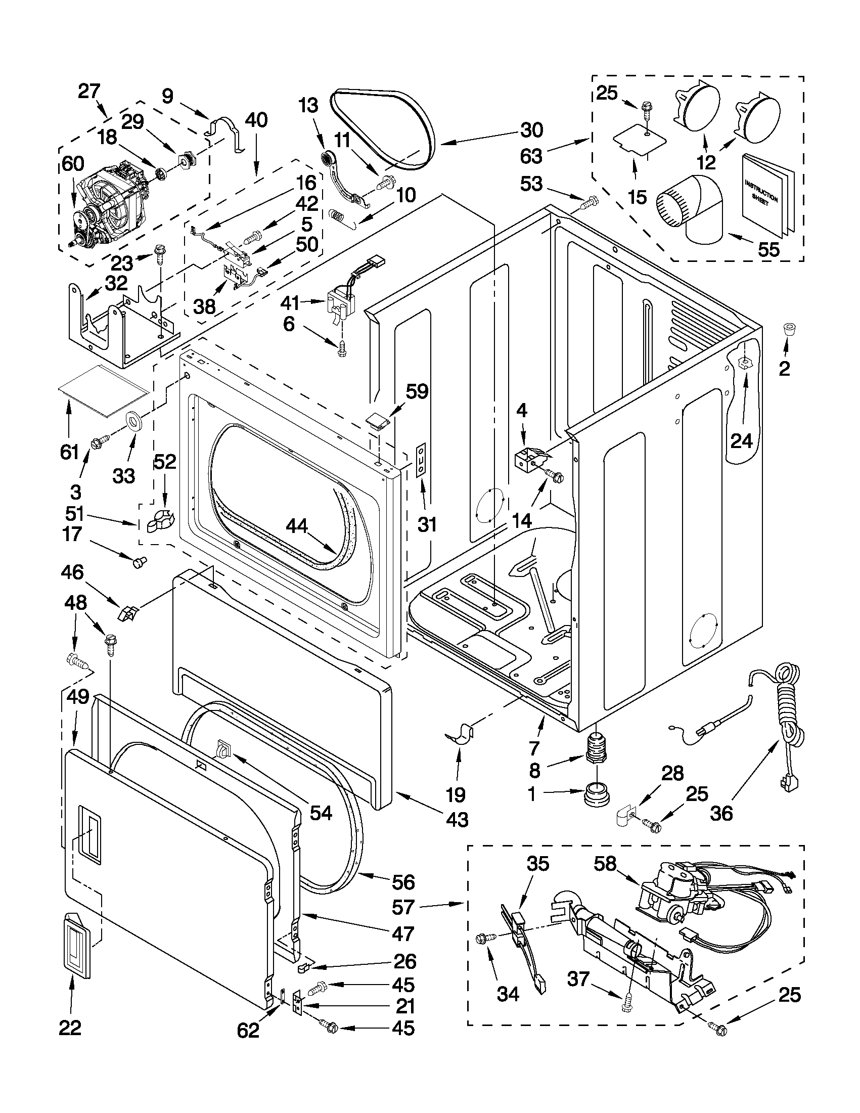 Cabinet parts