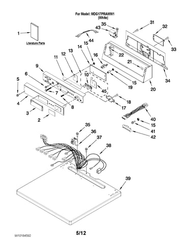 Top and console parts