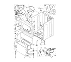Maytag MDG17PRAWW1 cabinet parts diagram