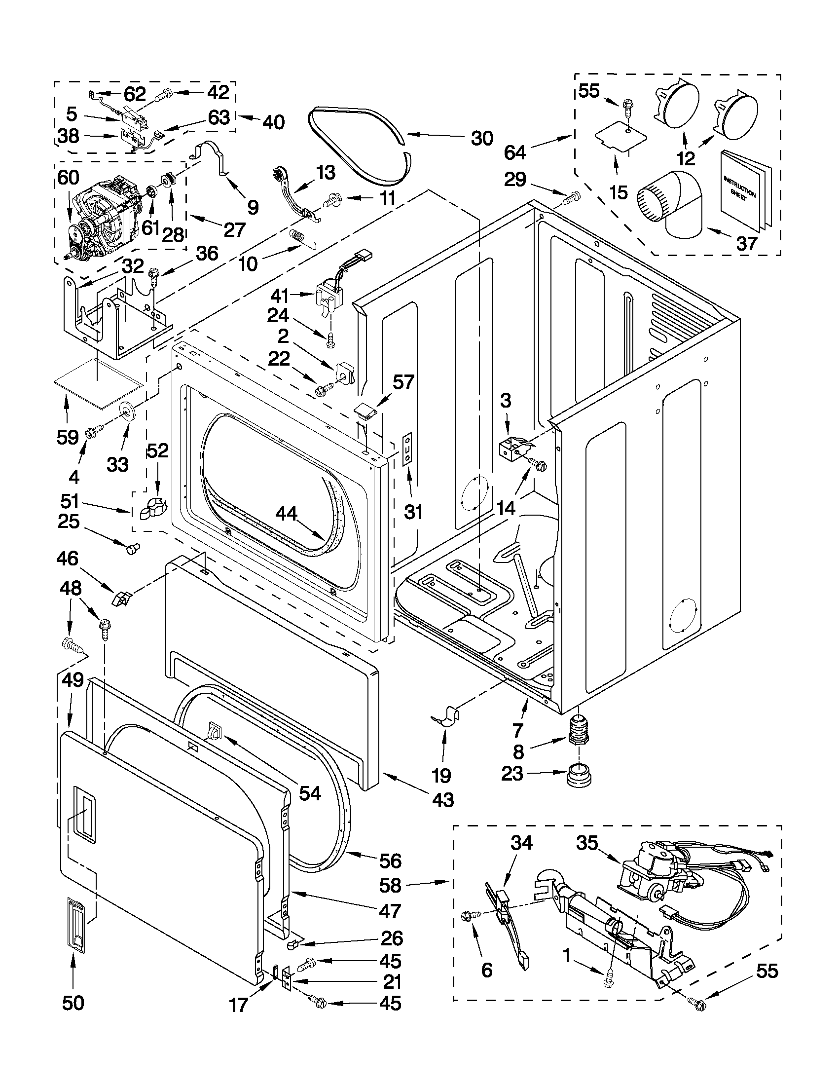 Cabinet parts