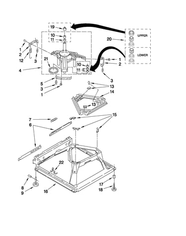 Machine base parts