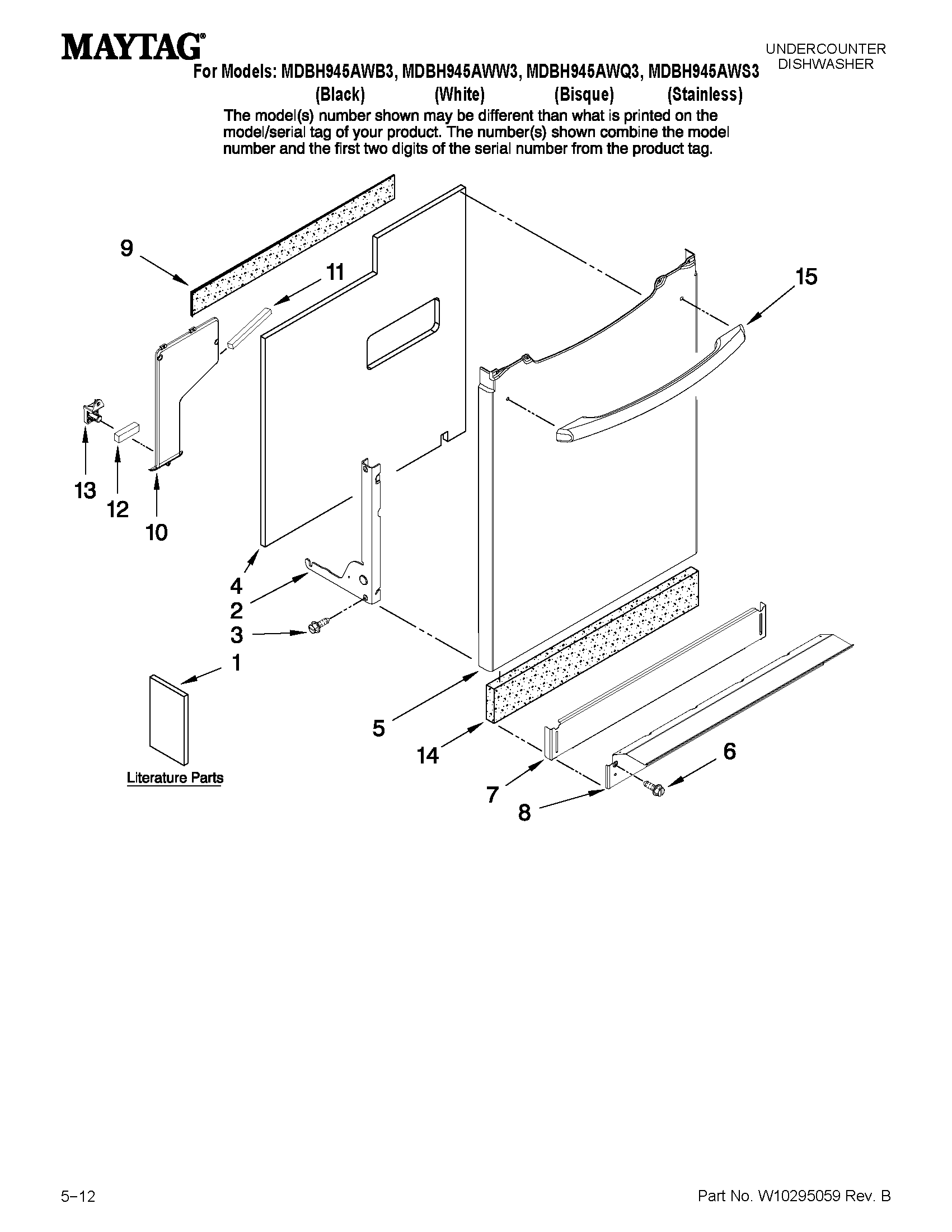 Door and panel parts