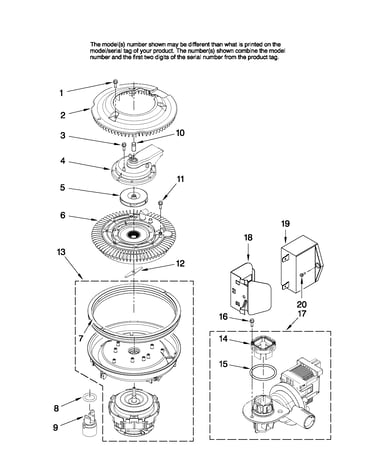 Pump and motor parts