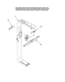 Upper wash and rinse parts