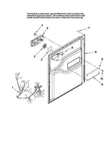 Inner door parts