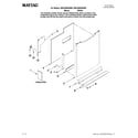 Maytag MDC4650AWW3 door and panel parts diagram