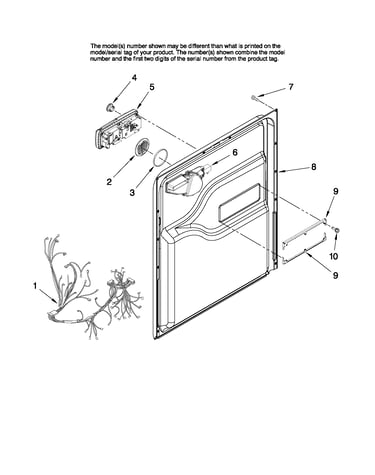 Inner door parts