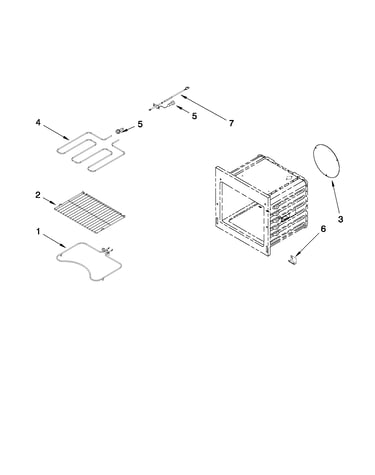 Internal oven parts