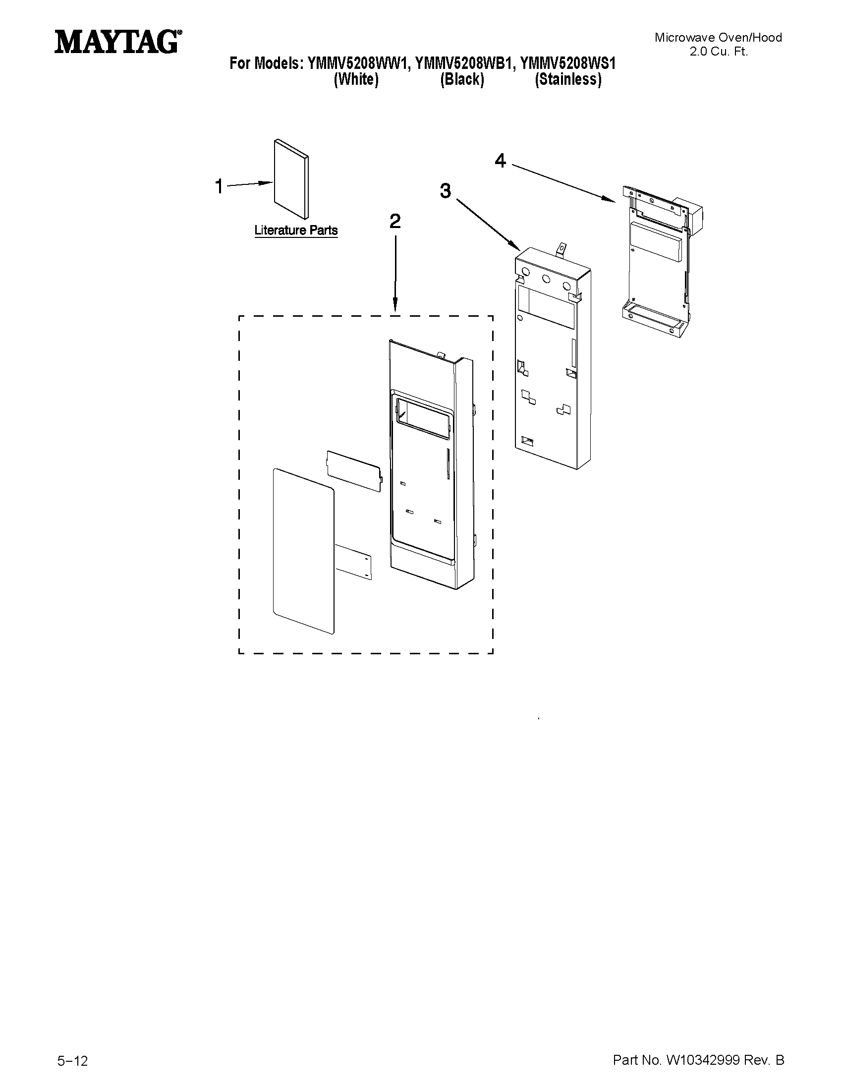 Control panel parts