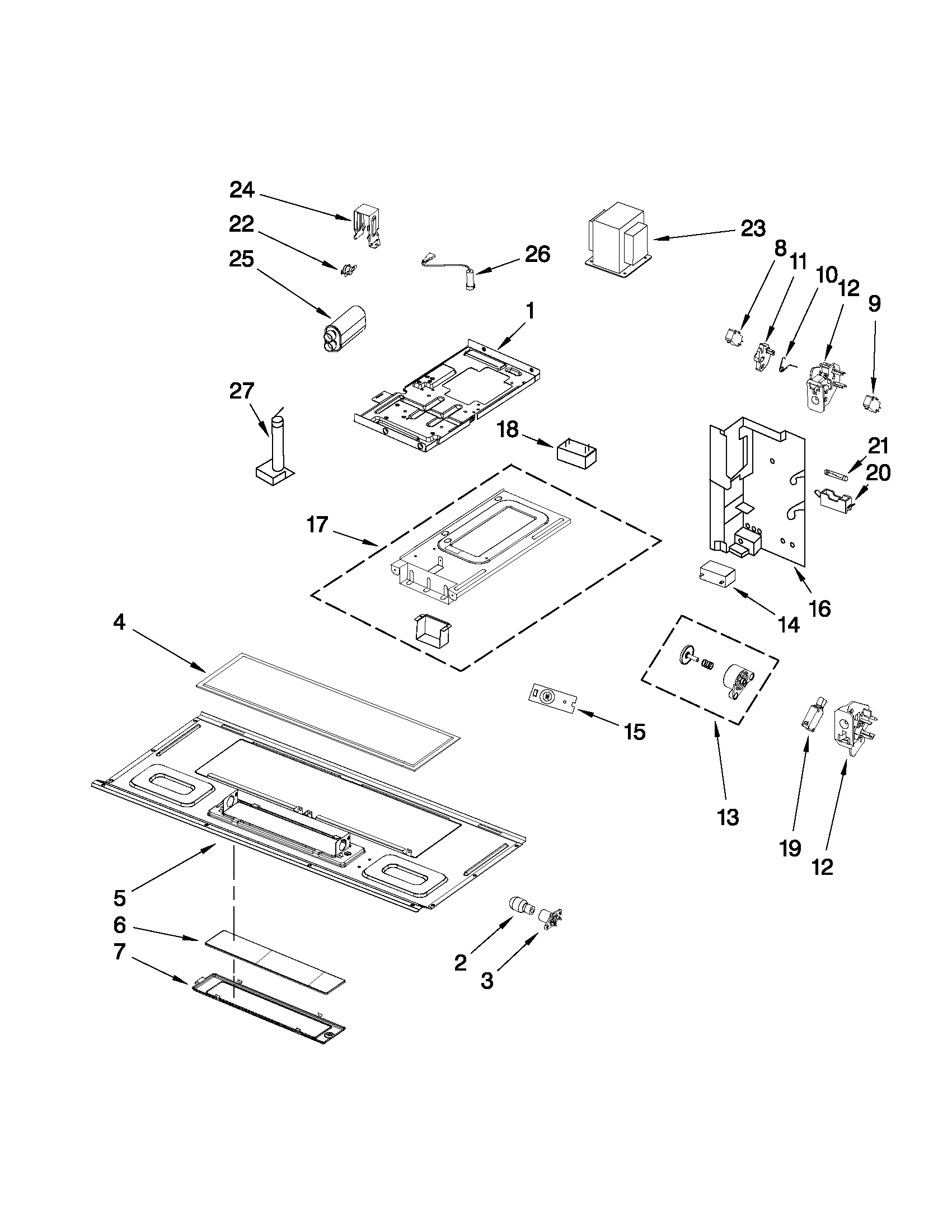 Interior and ventilation parts