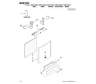 Maytag MDB7749AWB1 door and panel parts diagram