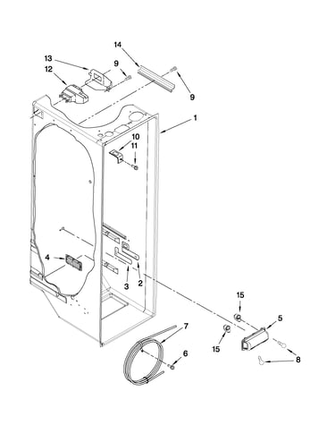 Refrigerator liner parts