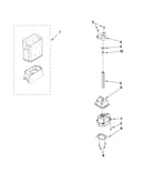 Motor and ice container parts