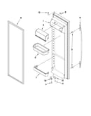 Refrigerator door parts
