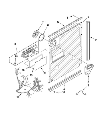 Inner door parts