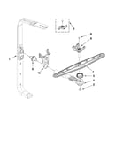 Upper wash and rinse parts