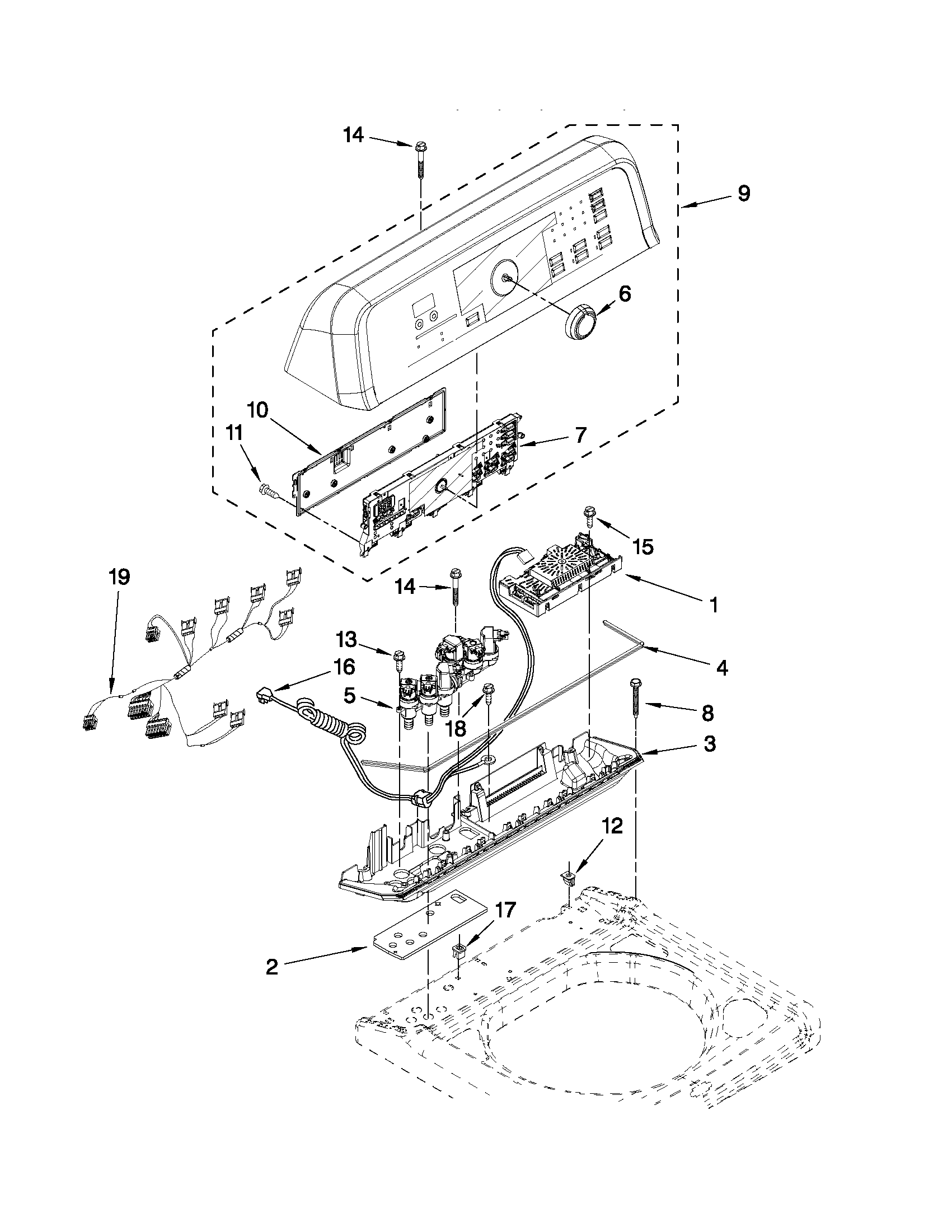 Control panel parts