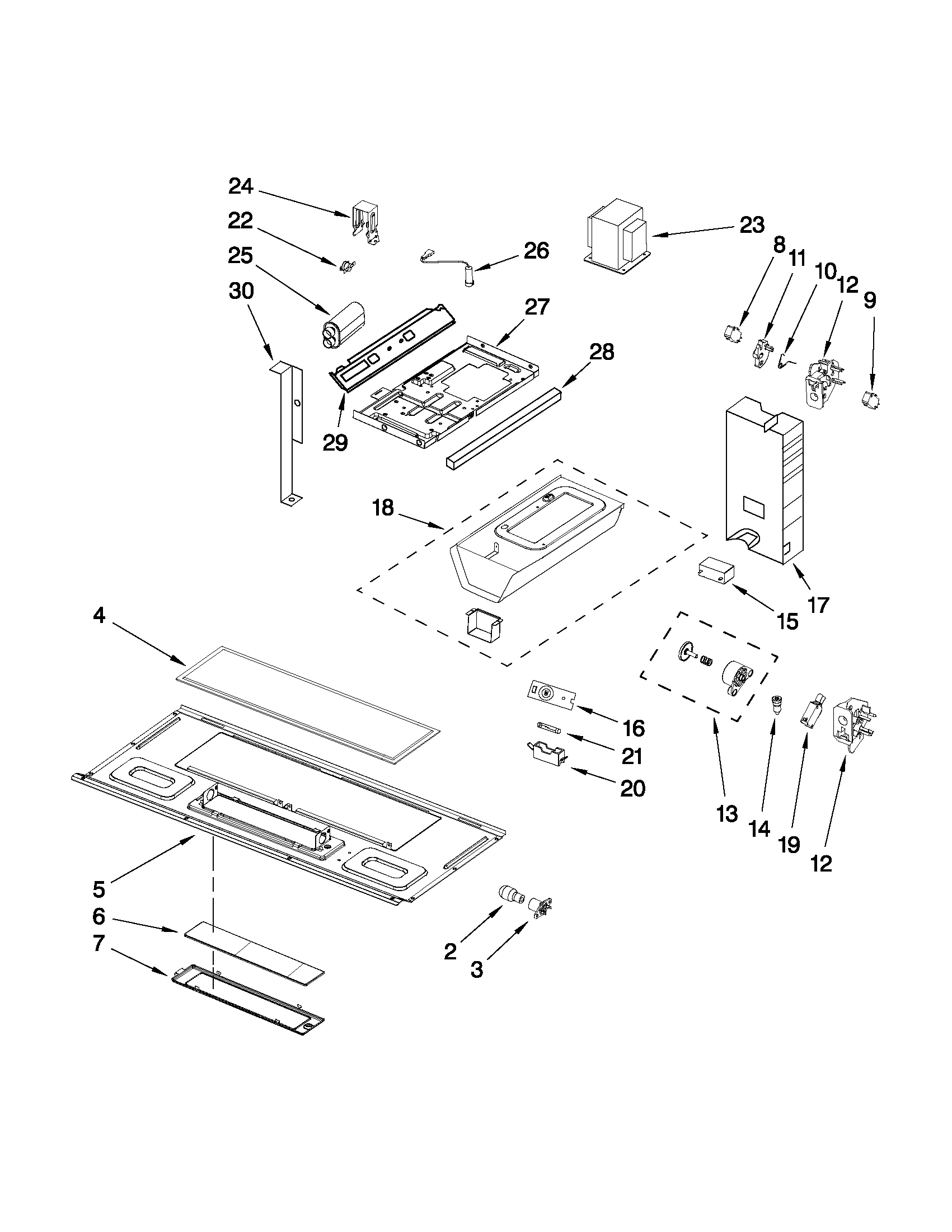 Interior and ventilation parts