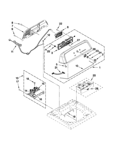 Console and dispenser parts