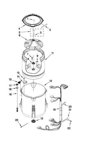 Basket and tub parts