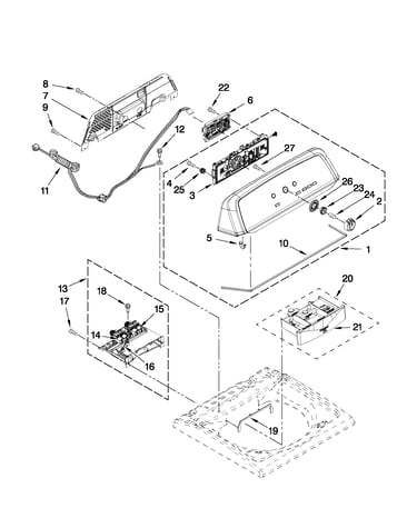 Console and dispenser parts
