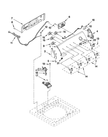Console and water inlet parts