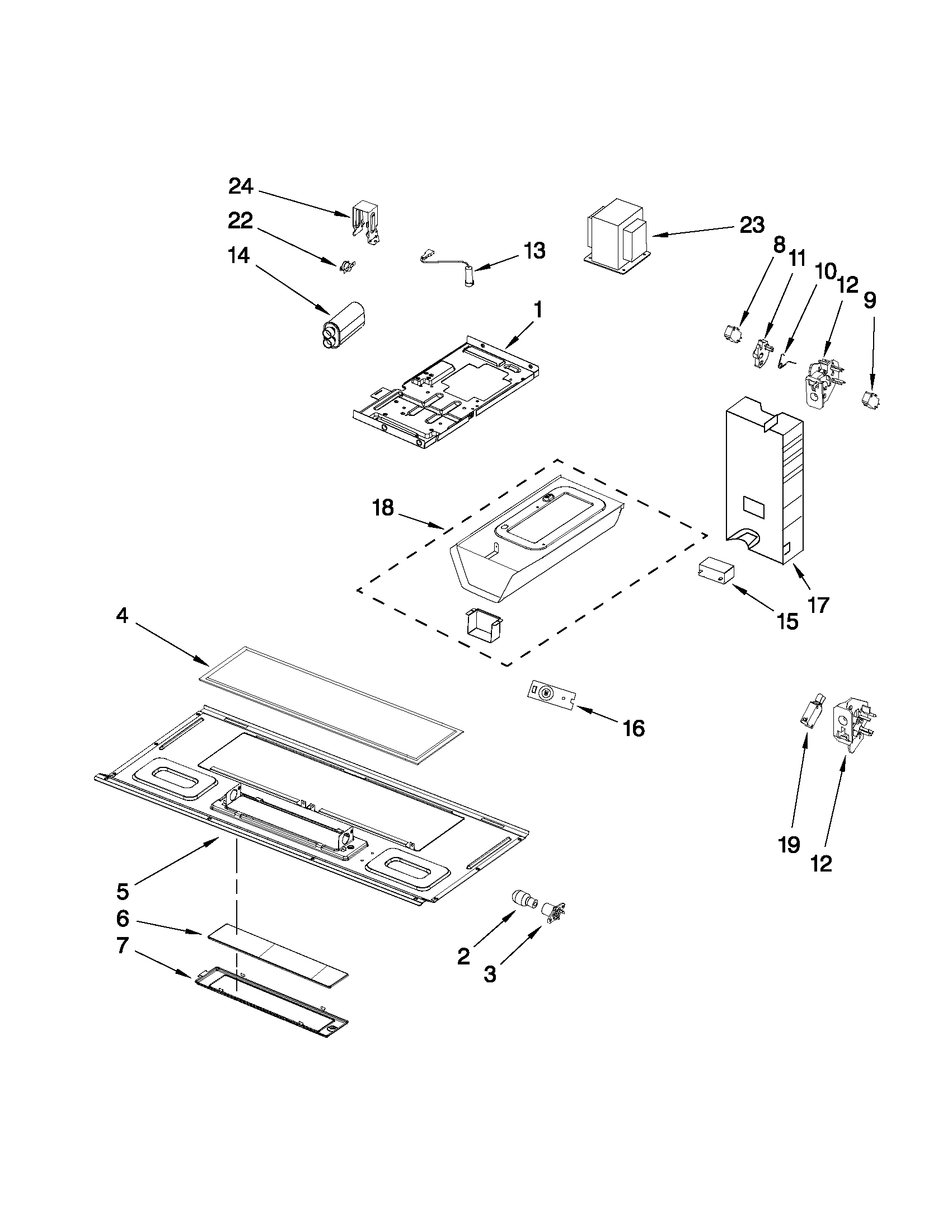 Interior and ventilation parts