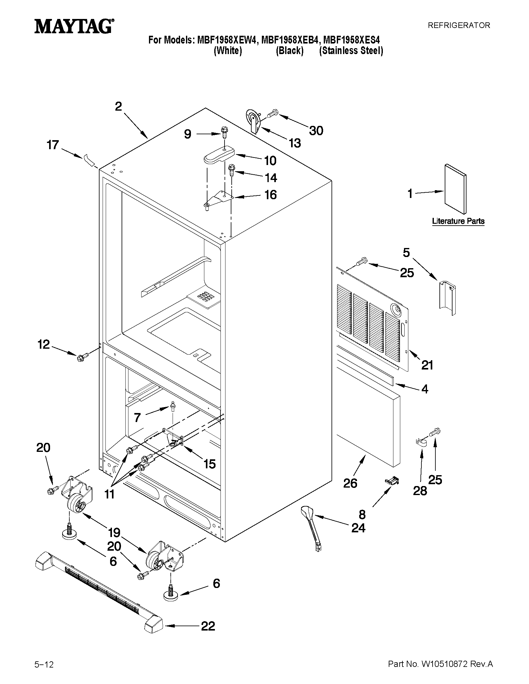 Cabinet parts