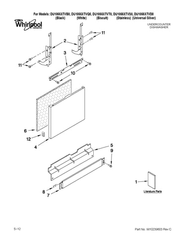 Door and panel parts