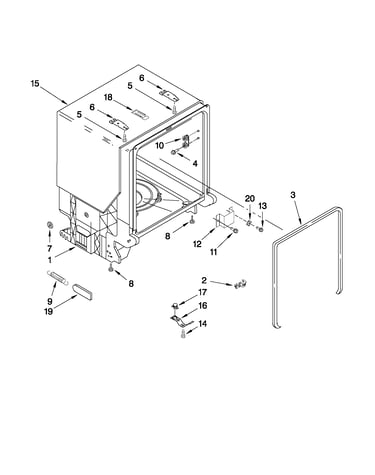 Tub and frame parts