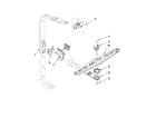 Whirlpool DU1055XTVQ0 upper wash and rinse parts diagram