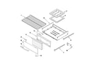Whirlpool WFG231LVS0 oven & broiler parts diagram
