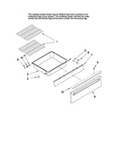 Drawer and rack parts