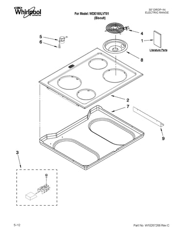 Cooktop parts