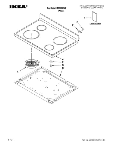 Cooktop parts