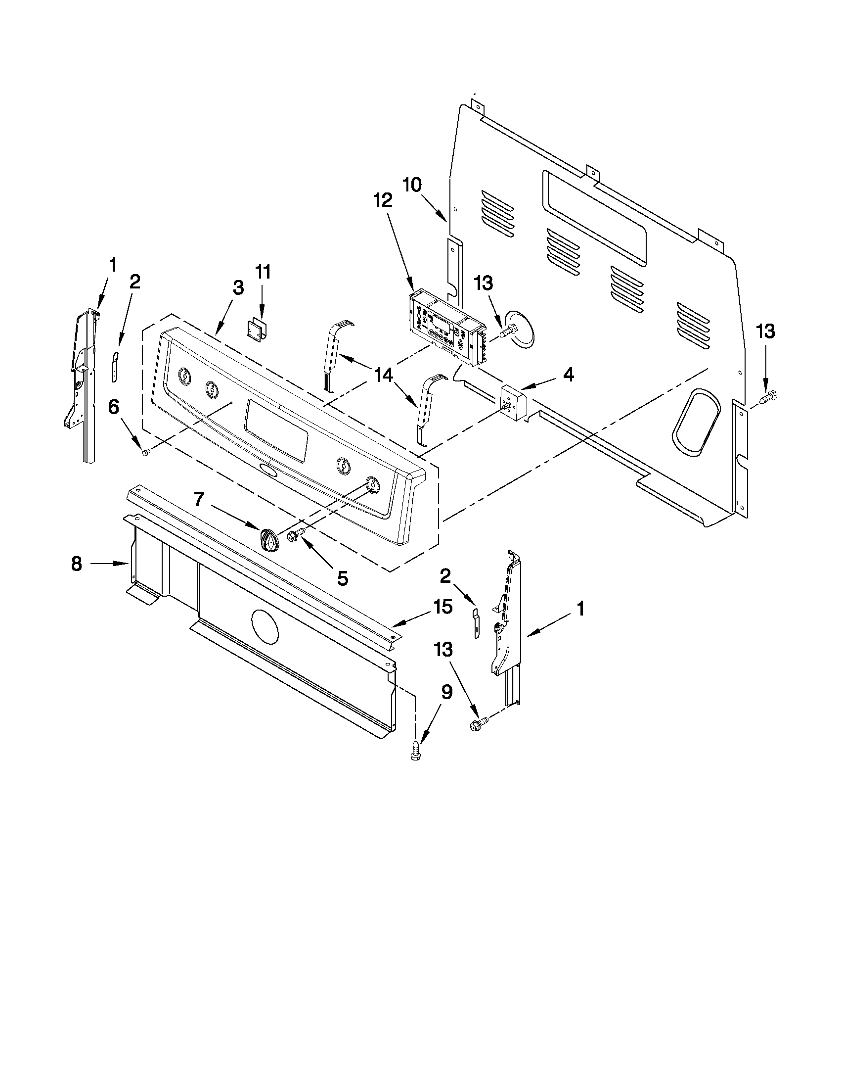 Control panel parts