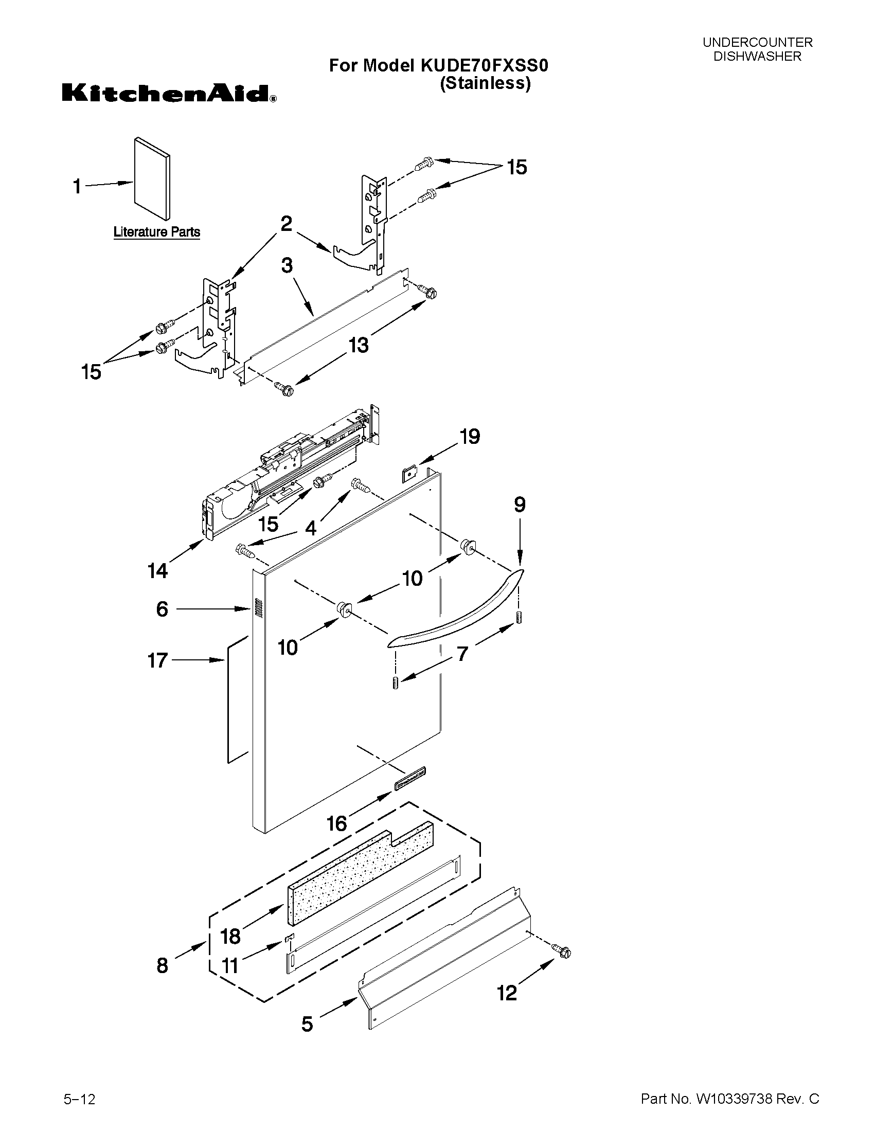 Door and panel parts