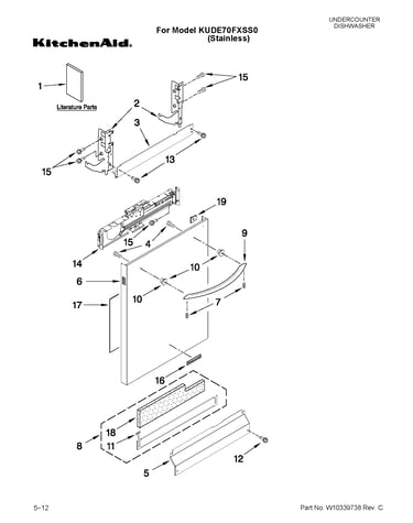 Door and panel parts