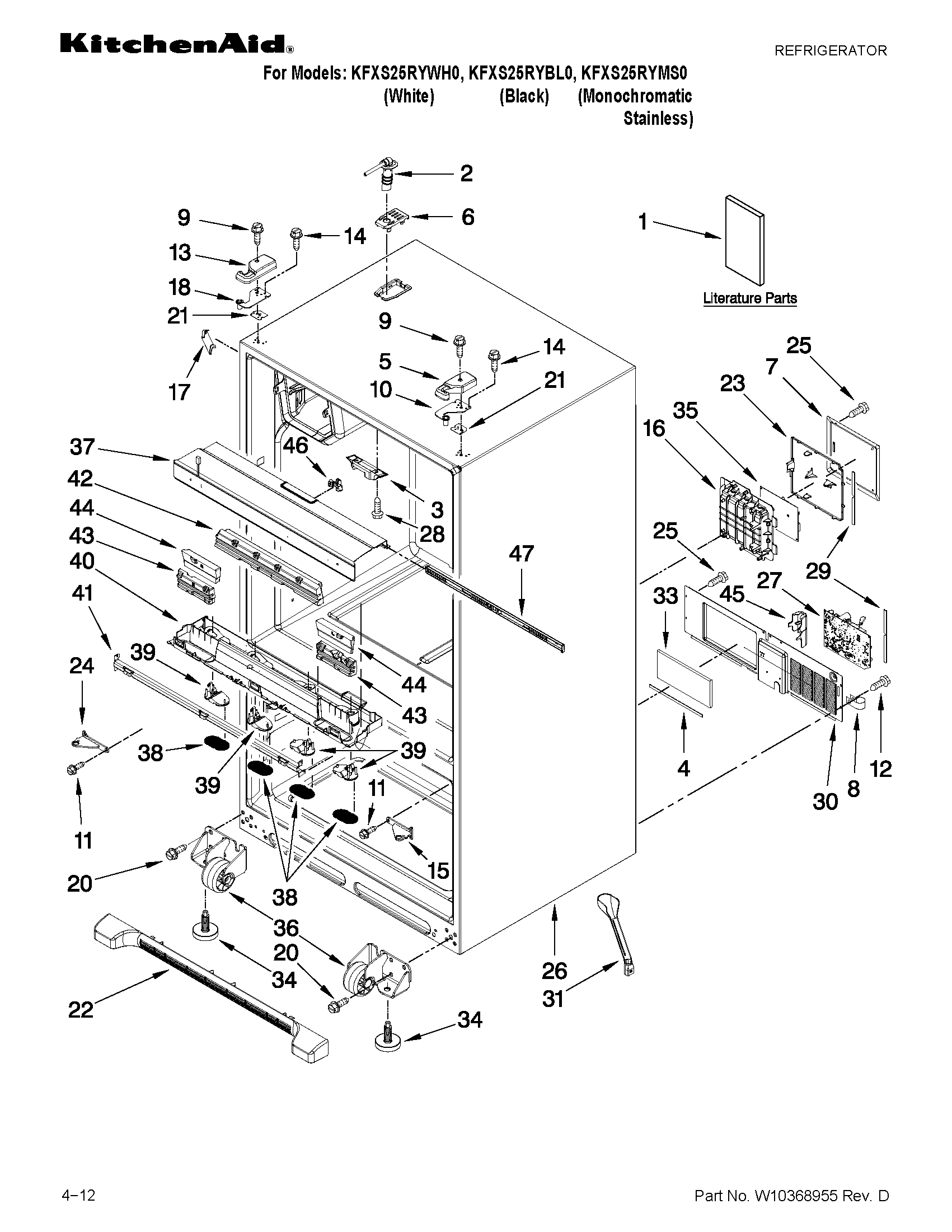 CABINET PARTS